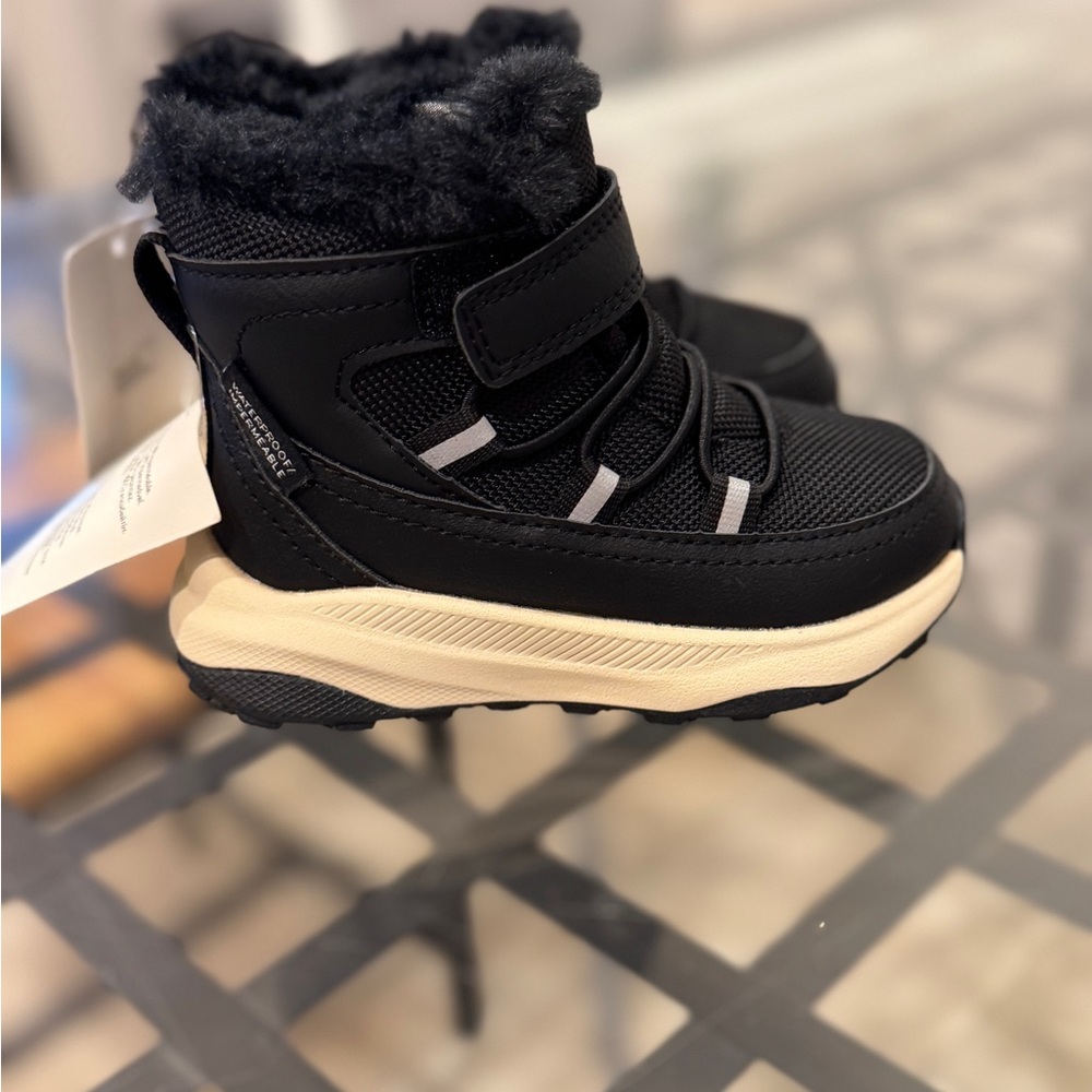 H&M Kids Black and Cream Boots